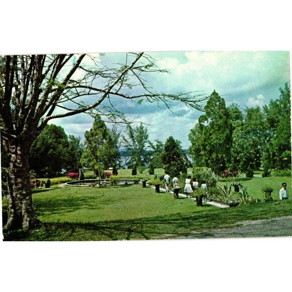 S.W. Singapore Other - Johore Bahru Garden Scenic Postcard By Johore Government S W Singapore